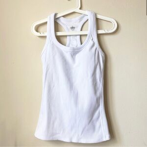 Alo Yoga Ribbed Tank with Bra